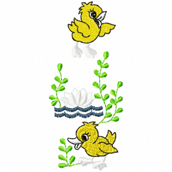 Chick Embroidery Design 9